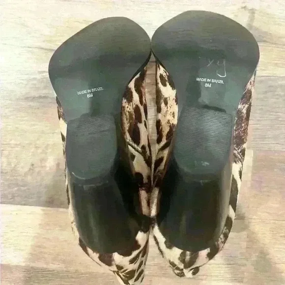 Matisse Anthropologie Golden Gate Calf Hair Boots in Snow Leopard - Picture 8 of 11